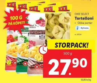 Lidl CHEF SELECT Tortelloni erbjuda