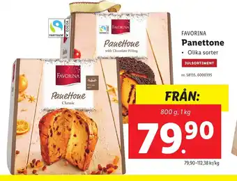 Lidl FAVORINA Panettone erbjuda
