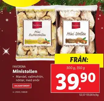 Lidl FAVORINA Ministollen erbjuda