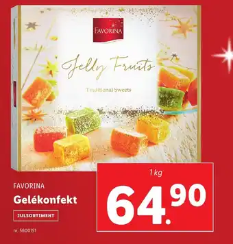 Lidl FAVORINA Gelékonfekt erbjuda