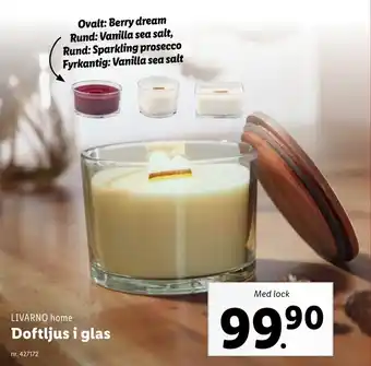 Lidl Doftljus i glas erbjuda