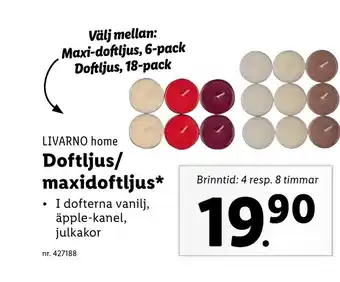Lidl Doftljus/ maxidoftljus erbjuda