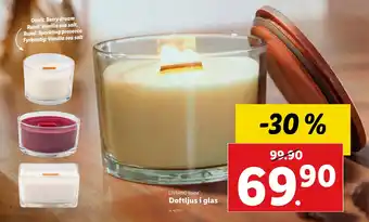 Lidl Doftljus i glas erbjuda