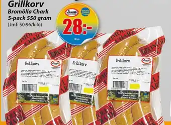 Extra Mjällby Stormarknad Grillkorv erbjuda