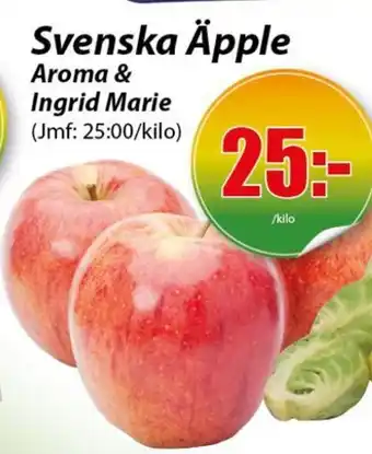 Extra Mjällby Stormarknad Svenska Äpple erbjuda