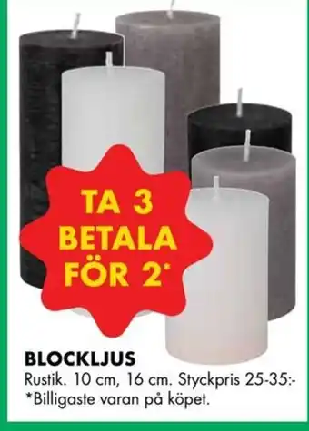 ÖoB BLOCKLJUS erbjuda