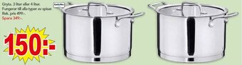 Gryta 3 liter eller 4 liter
