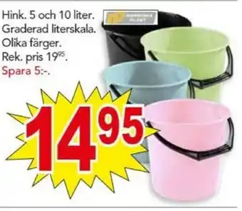 Bo Ohlsson Hink 5 och 10 liter erbjuda