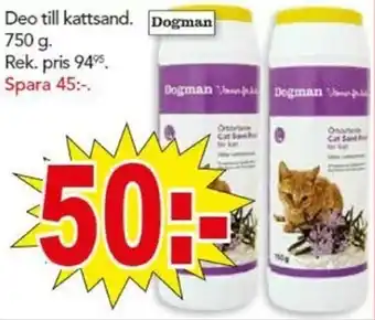 Bo Ohlsson Deo till kattsand 750g erbjuda