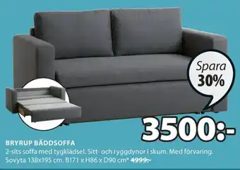 JYSK Bryrup Bäddsoffa erbjuda