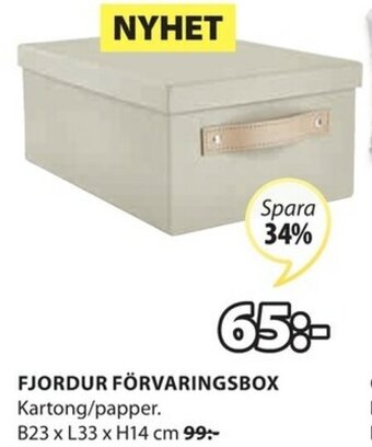 JYSK Fjordur Förvaringsbox erbjuda