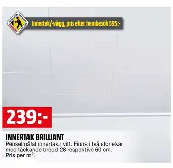 Bauhaus Innertak brilliant erbjuda