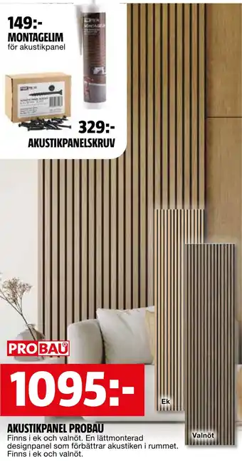 Bauhaus Akustikpanel probau erbjuda