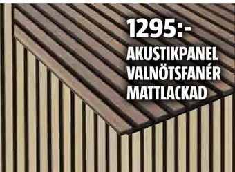 Bauhaus Akustikpanel valnötsfanér mattlackad erbjuda