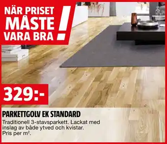 Bauhaus Parkettgolv ek standard erbjuda