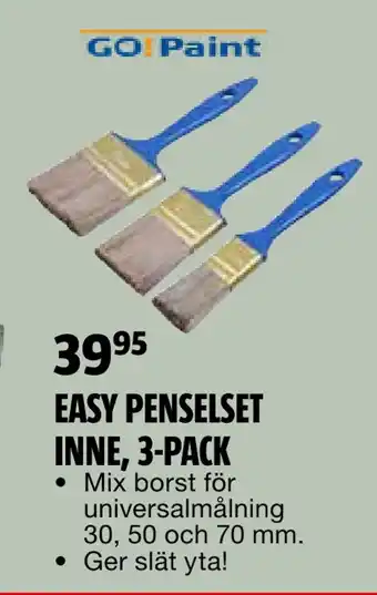 Bauhaus Easy penselset inne, 3-pack erbjuda