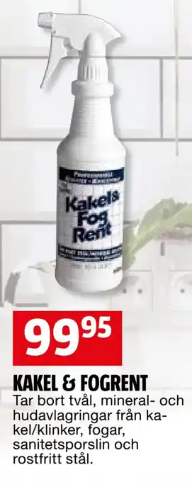 Bauhaus Kakel & fogrent erbjuda