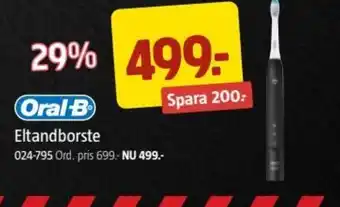 Jula Oral-B Eltandborste erbjuda