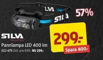Jula Pannlampa LED 400 Im erbjuda