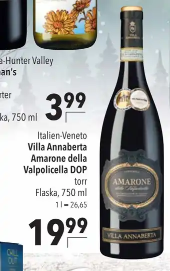 Citti Villa annaberta amarone della valpolicella dop erbjuda