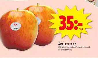 ICA Kvantum ÄPPLEN JAZZ erbjuda