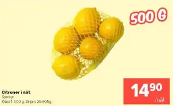 Coop Extra Citroner i nät erbjuda