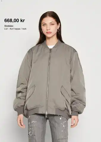 Zalando Weekday LUI- Kort kappa / rock erbjuda