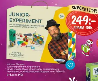 Leklust Kärnan beppes juniorexperiment erbjuda