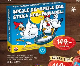 Leklust Danspil. steka ägg erbjuda