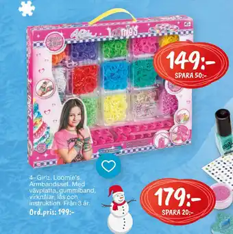 Leklust 4-girlz. loomie's erbjuda