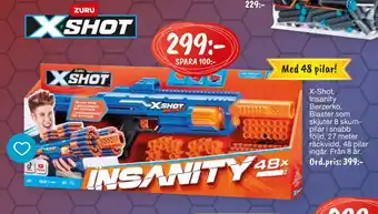 Leklust X-shot insanity berzerko erbjuda