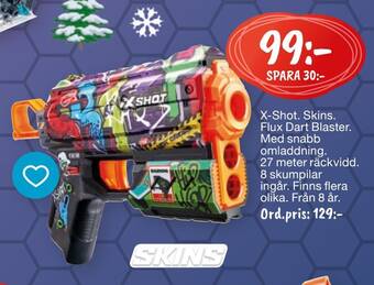 Leklust X-shot skins erbjuda