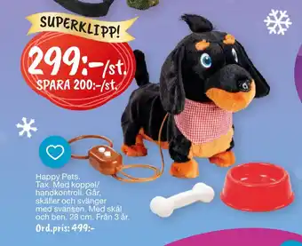 Leklust Happy pets. tax erbjuda