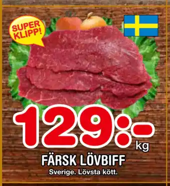 Nya Pulsen Färsk lövbiff erbjuda