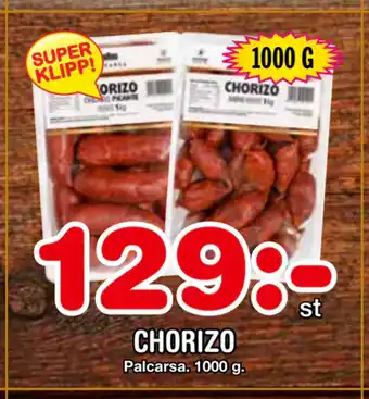 Nya Pulsen Chorizo erbjuda