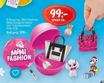 Leklust 5 surprise mini fashion erbjuda