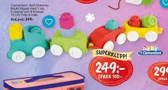 Leklust Clementoni soft clemmy erbjuda