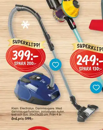 Leklust Dammsugare erbjuda