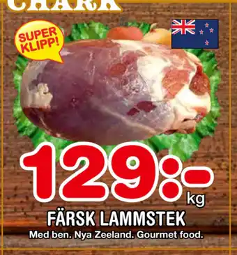 Nya Pulsen Färsk lammstek erbjuda