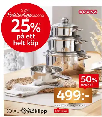 XXXLutz Kastrullset, 4 delar erbjuda