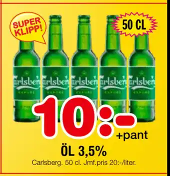 Nya Pulsen Öl 3,5% erbjuda