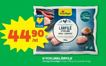 Stora Coop Kycklinglårfile erbjuda