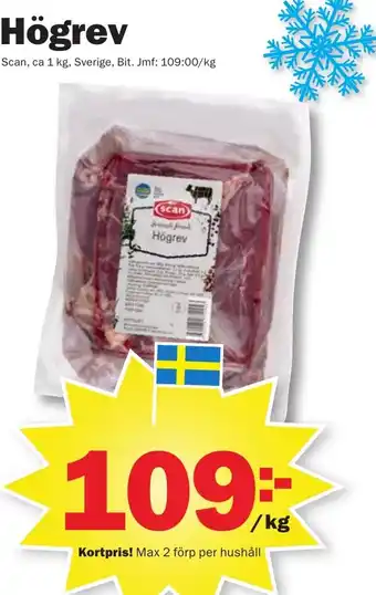 Pekås Högrev erbjuda