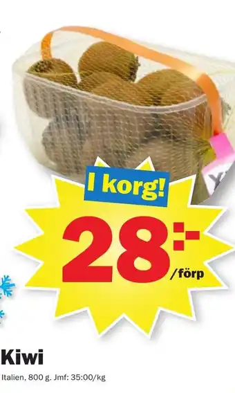 Pekås Kiwi erbjuda