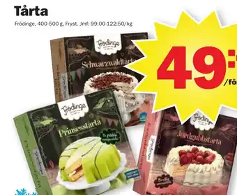 Pekås Tårta Frödinge erbjuda