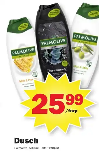 Pekås Dusch Palmolive erbjuda