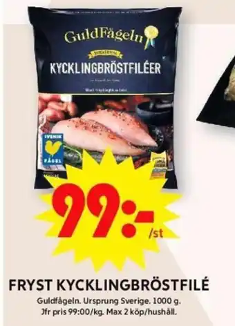 ICA Maxi FRYST KYCKLINGBRÖSTFILÉ erbjuda