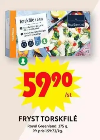 ICA Maxi FRYST TORSKFILÉ erbjuda