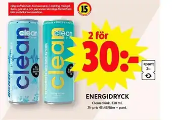 ICA Maxi ENERGIDRYCK erbjuda