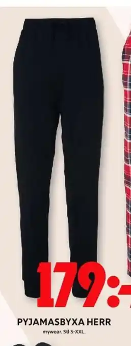 ICA Maxi PYJAMASBYXA HERR erbjuda